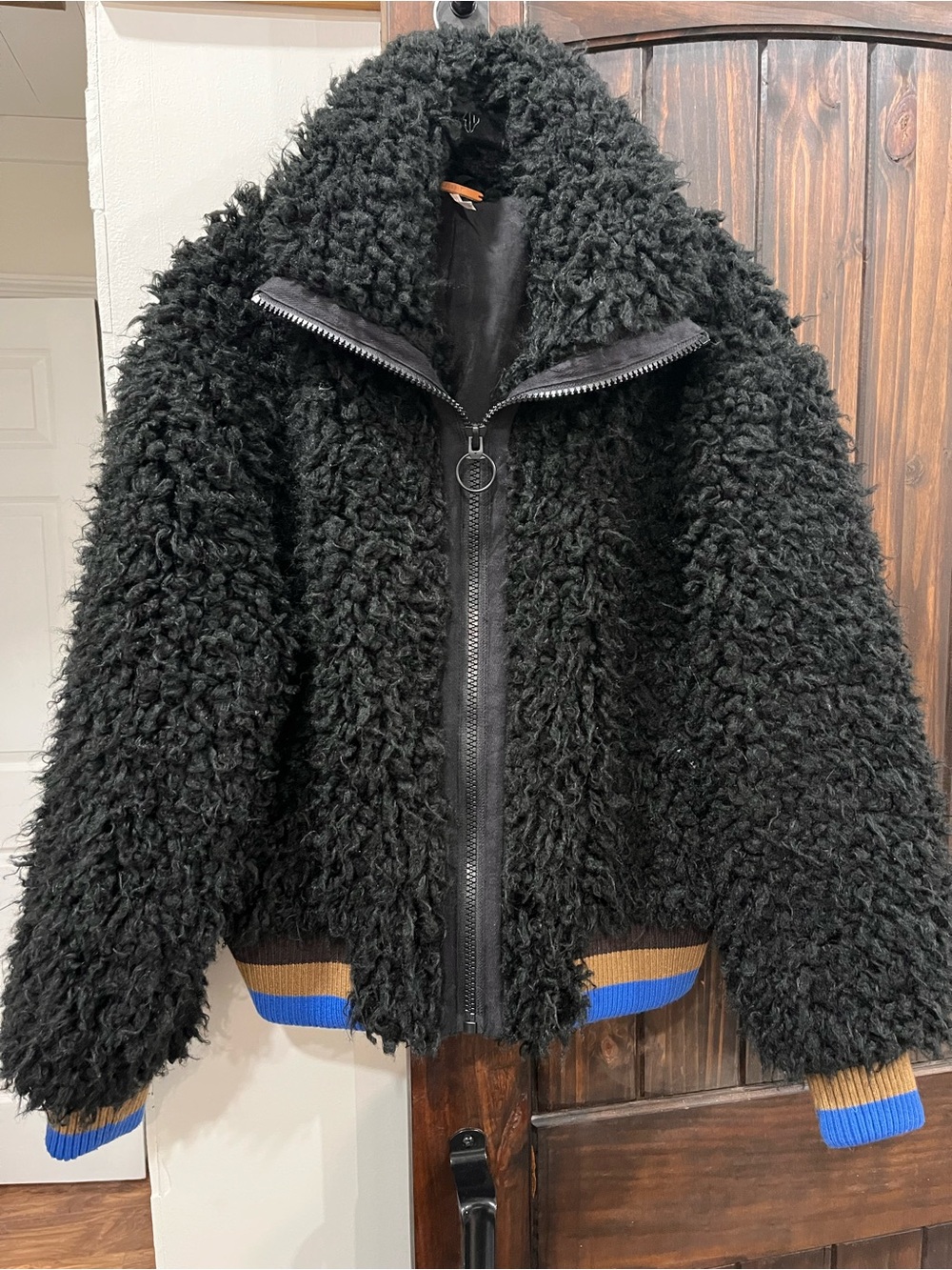Free People In the sky bomber jacket small EUC